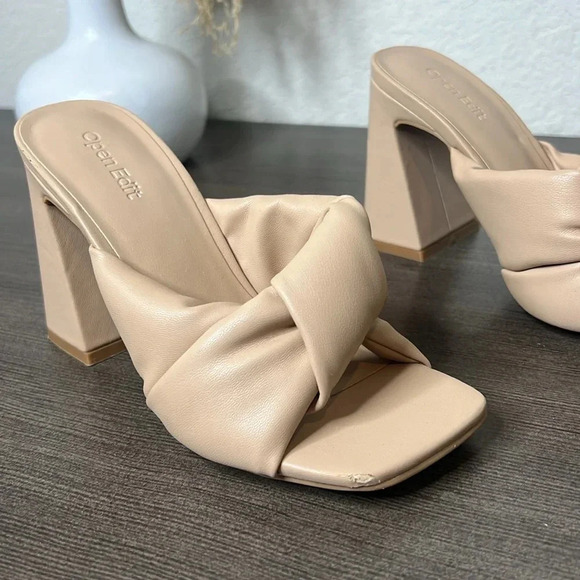 Open Edit Saydee Sandals Beige - Picture 5 of 17